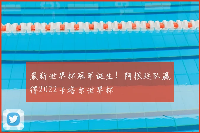 最新世界杯冠军诞生！阿根廷队赢得2022卡塔尔世界杯